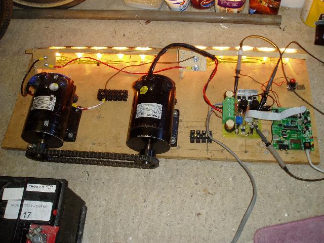 Motor and battery test rig