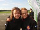 All smiles after their first drive at Dunsfold